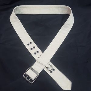 TOMMY HILFIGER BEIGE DENIM COTTON BELT size 43"L